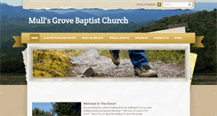 Desktop Screenshot of mullsgrovebaptistchurch.org