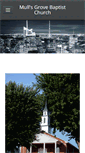 Mobile Screenshot of mullsgrovebaptistchurch.org